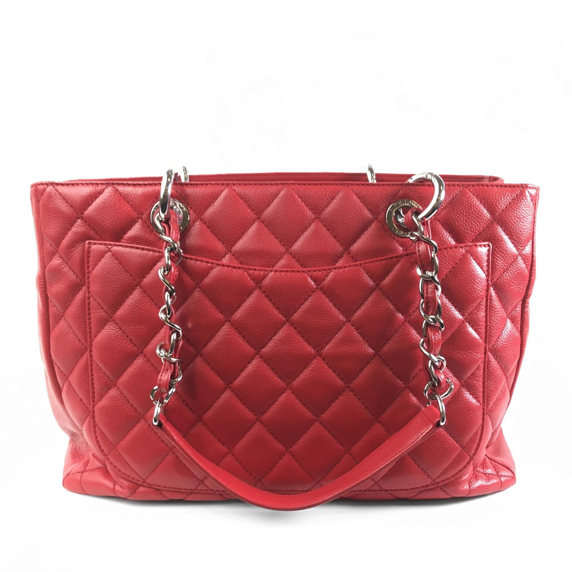 Chanel Caviar Grand Shopping Tote (SHG-UZxg39)
