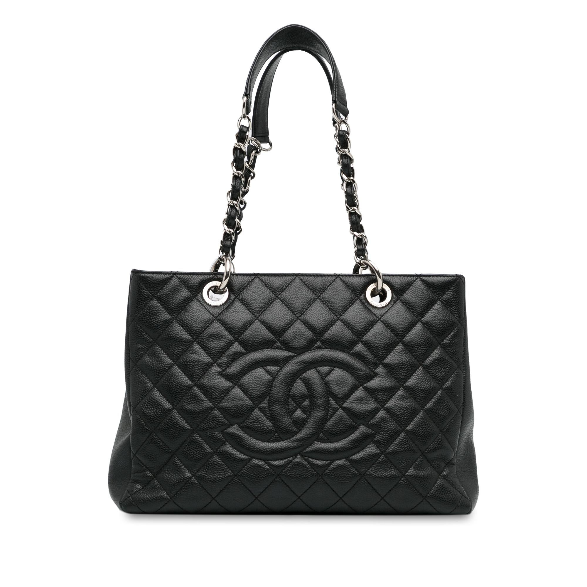 Chanel Caviar Grand Shopping Tote (SHG-U2pz2F)