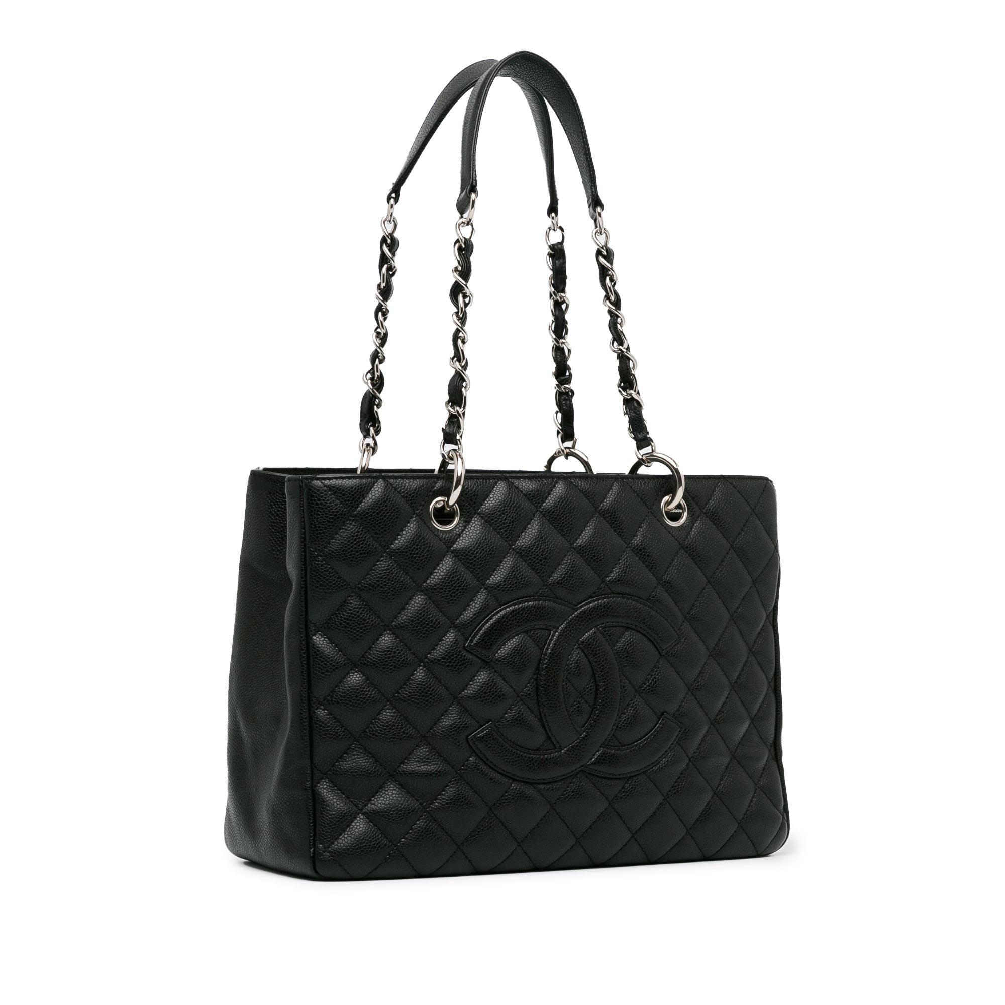 Chanel Caviar Grand Shopping Tote (SHG-96NeKl)