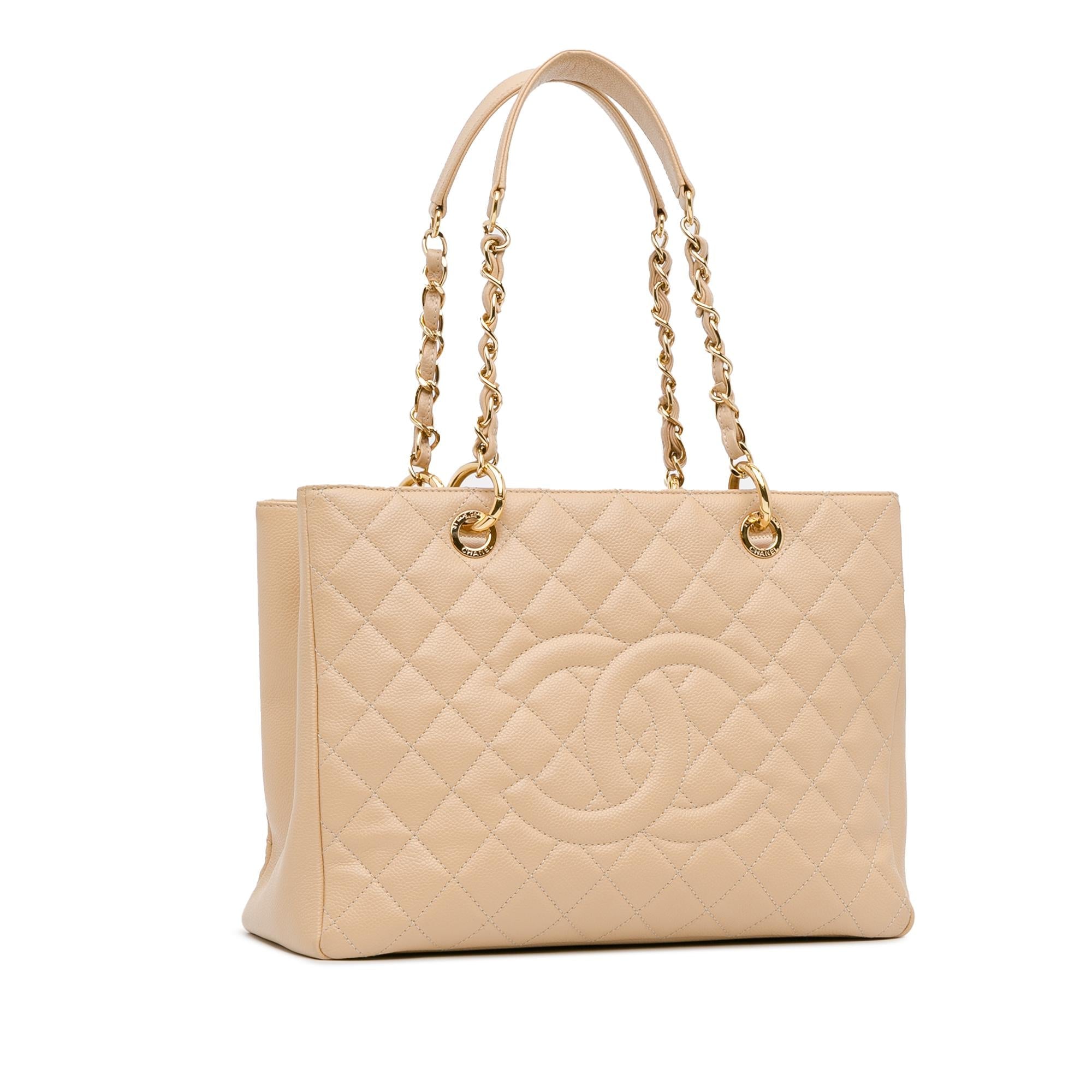 Chanel Caviar Grand Shopping Tote (SHG-Zsiq45)