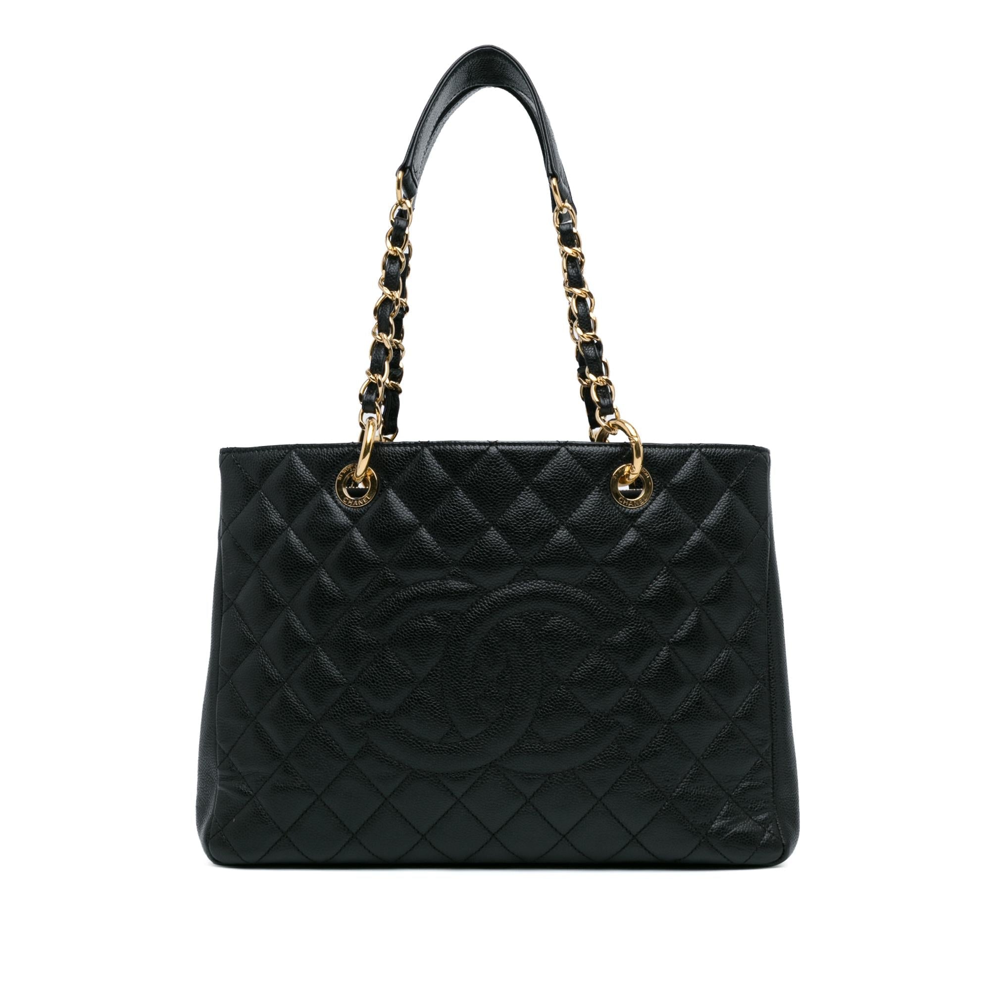 Chanel Caviar Grand Shopping Tote (SHG-8A60Nv)