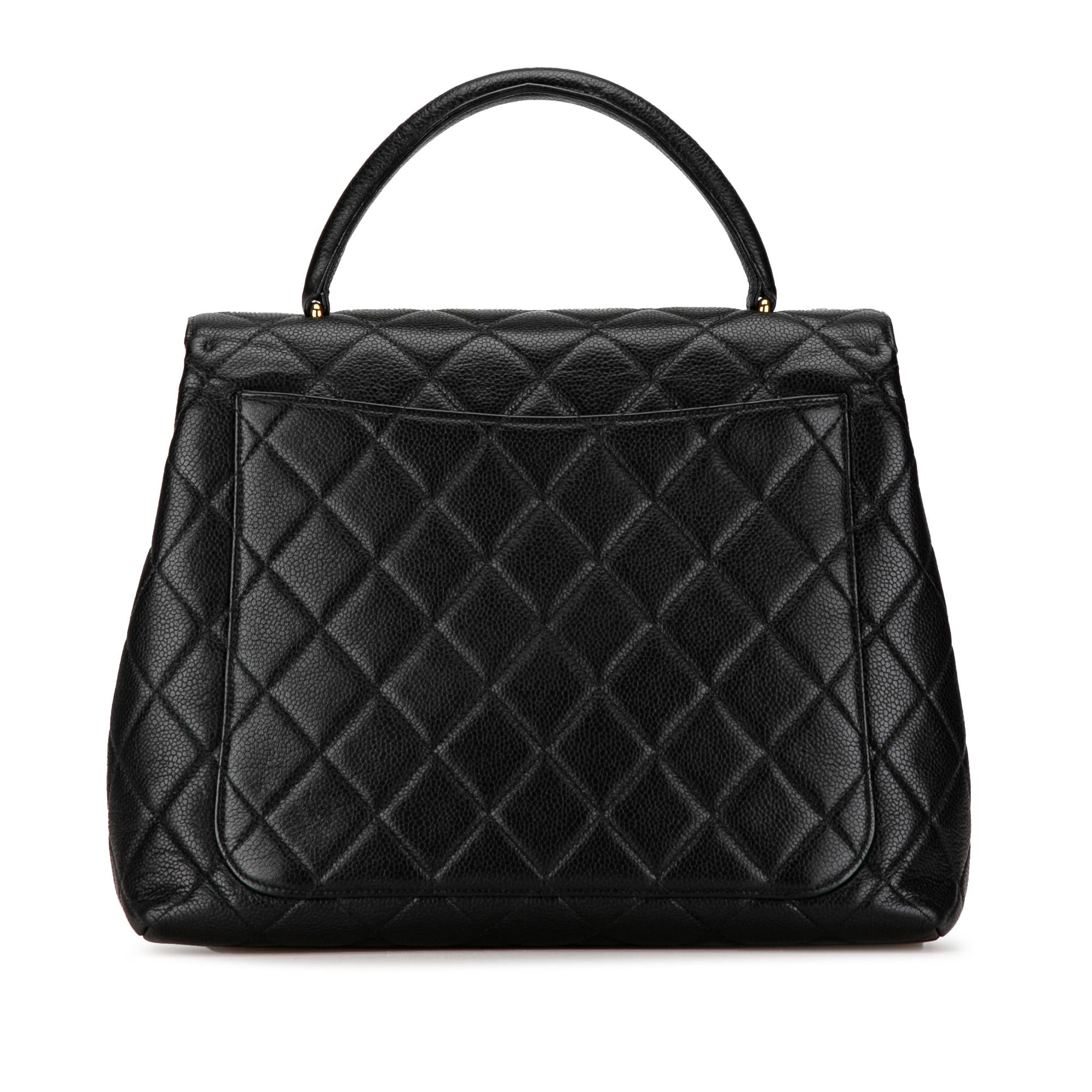 Chanel Caviar Kelly Top Handle Bag (SHG-sVKz6Q)