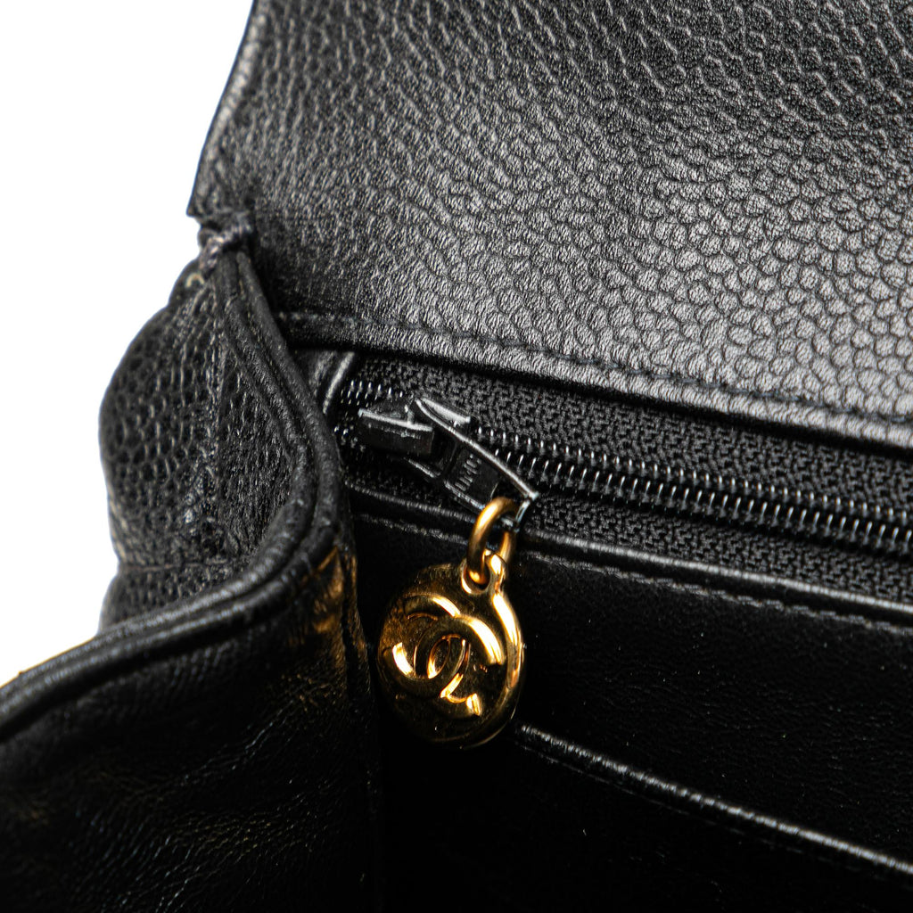 Chanel Caviar Kelly Top Handle Bag (SHG-sVKz6Q)