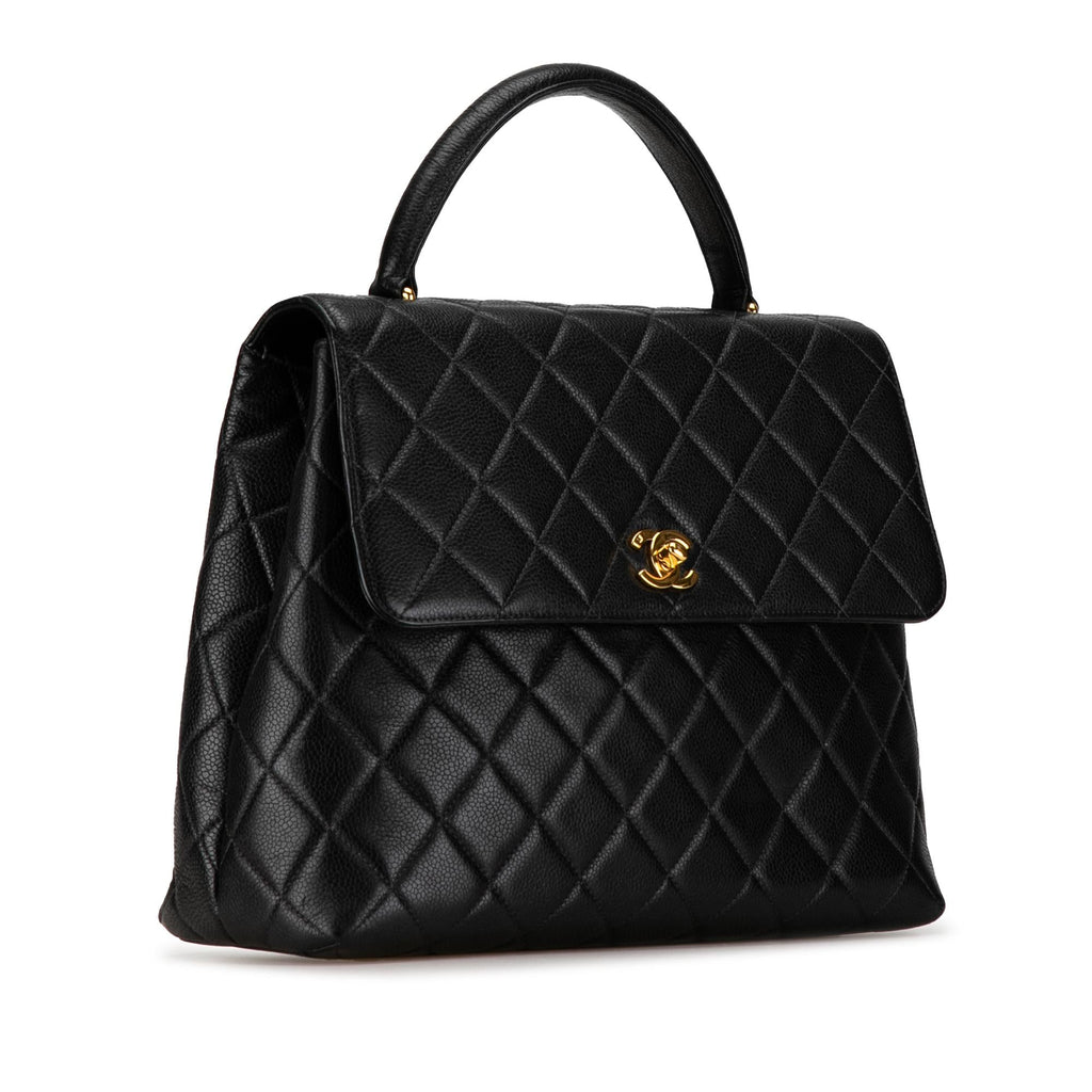 Chanel Caviar Kelly Top Handle Bag (SHG-sVKz6Q)