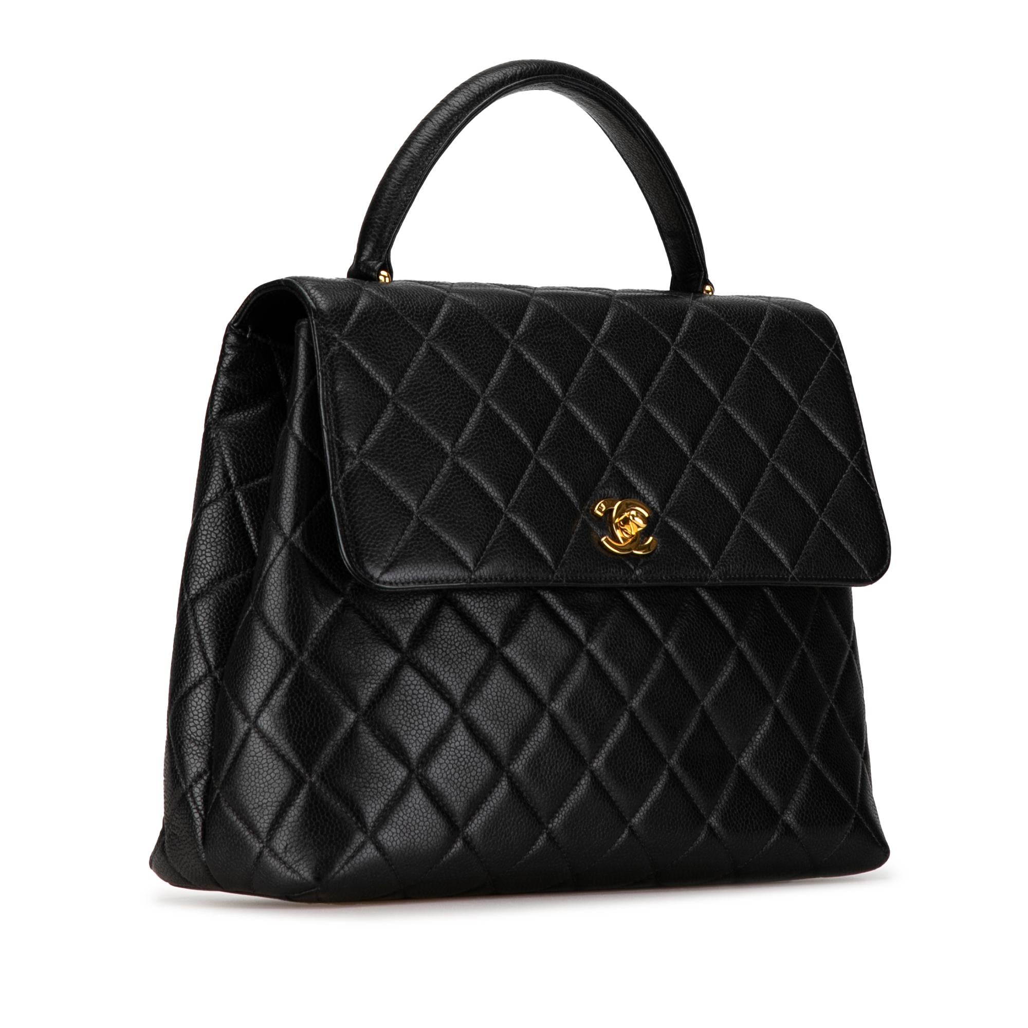 Chanel Caviar Kelly Top Handle Bag (SHG-sVKz6Q)