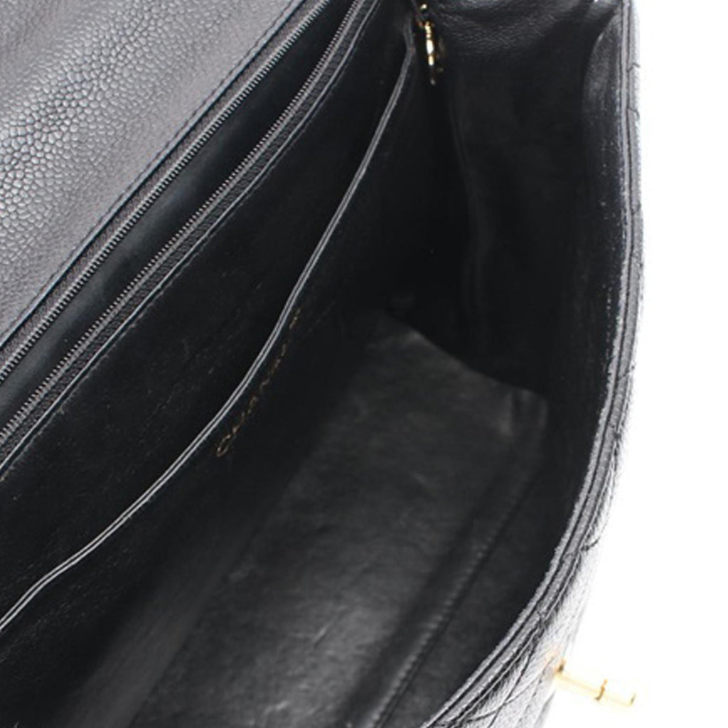 Chanel Caviar Kelly Top Handle Bag