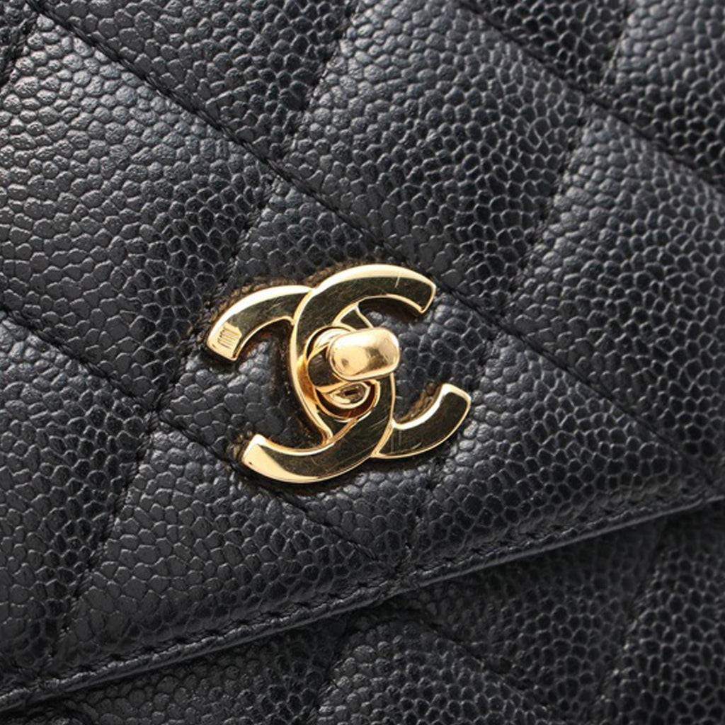 Chanel Caviar Kelly Top Handle Bag