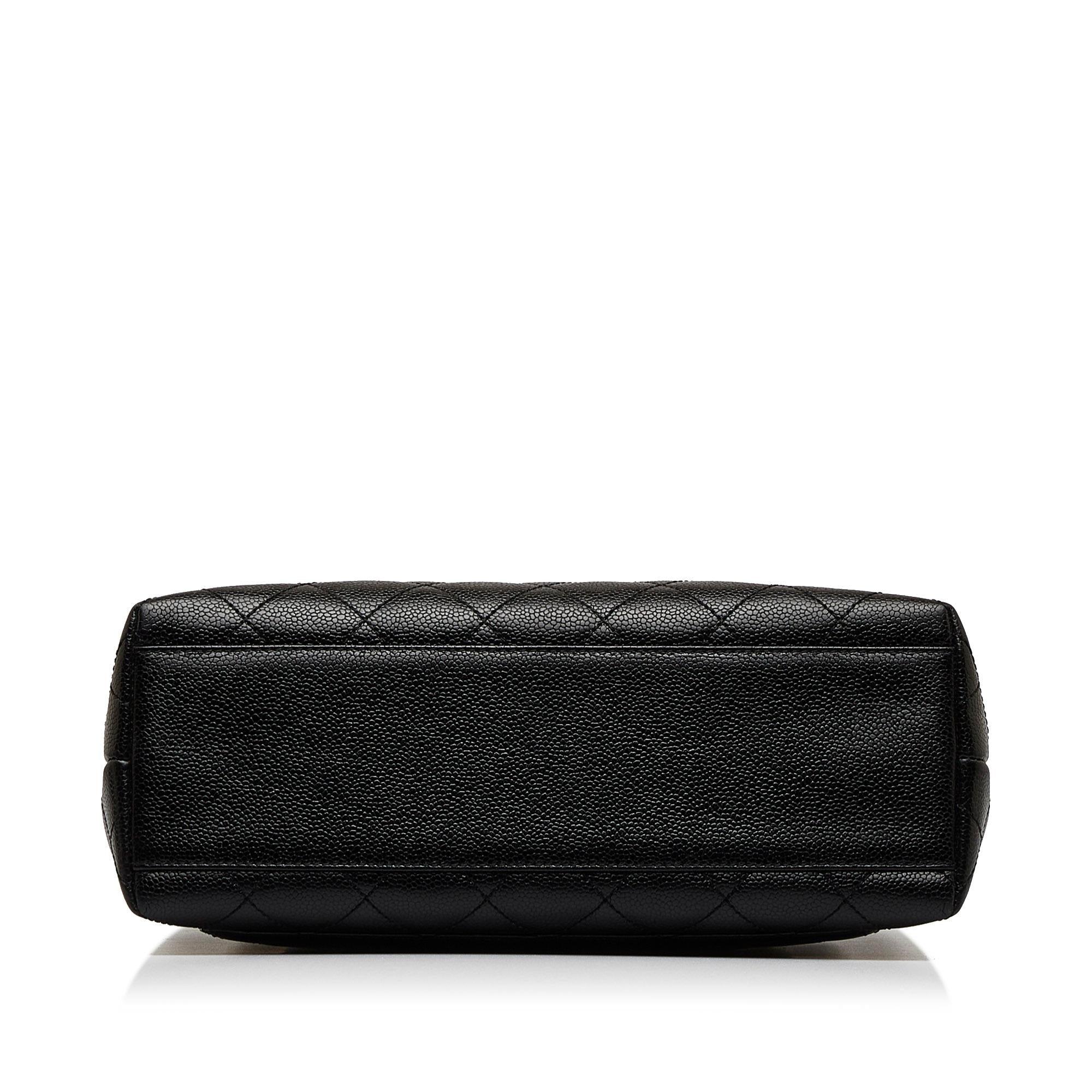 Chanel Caviar Kelly Top Handle (SHG-HtbV6X)