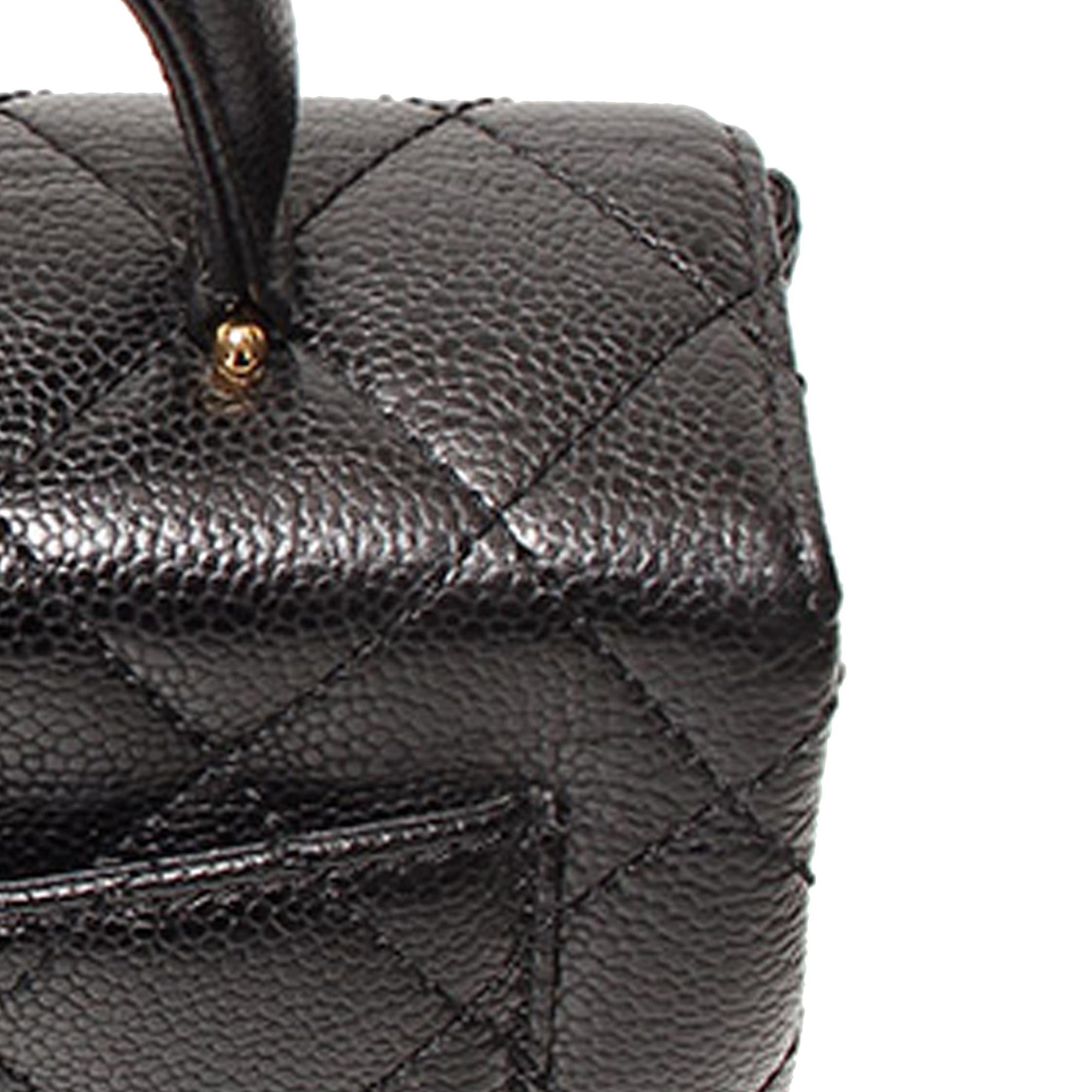 Chanel Caviar Kelly Top Handle (SHG-CmvHAK)