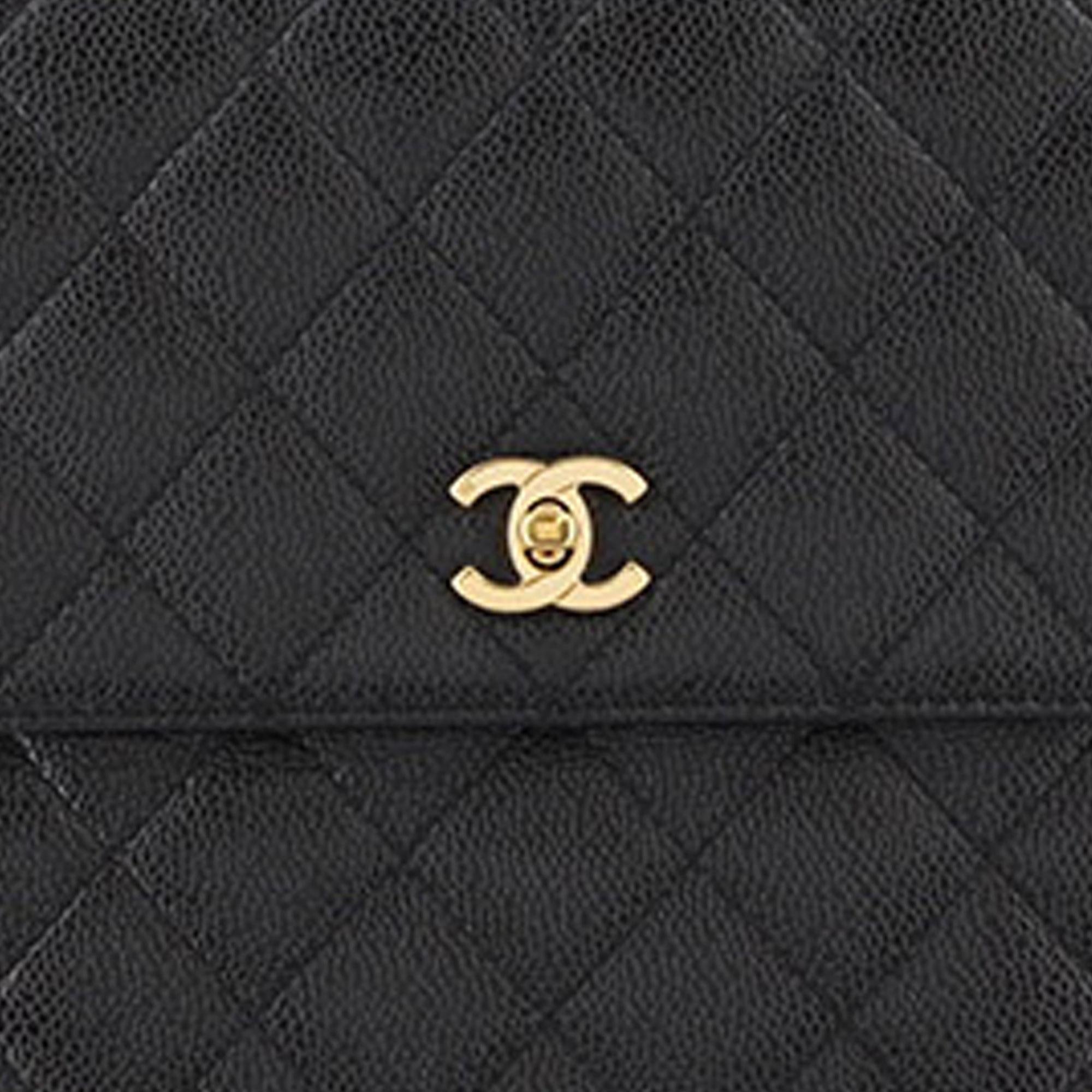 Chanel Caviar Kelly Top Handle (SHG-CmvHAK)