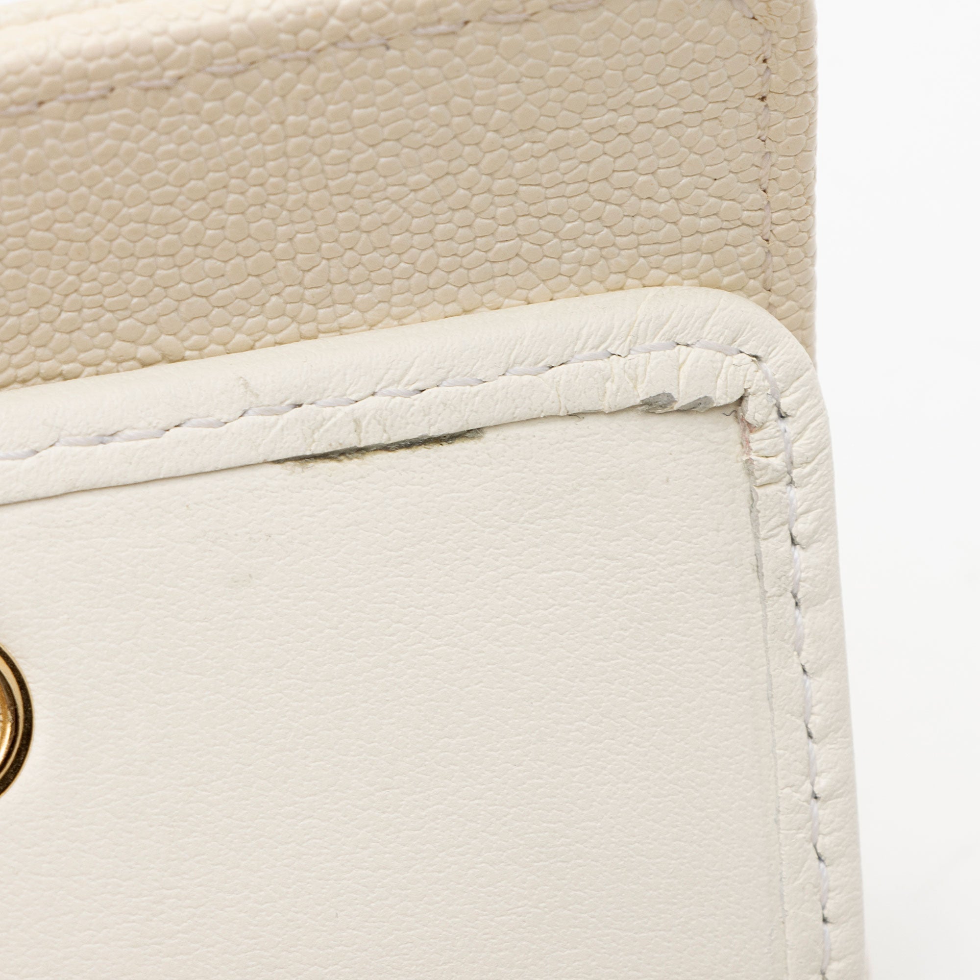Chanel Caviar Leather Boy Compact Wallet