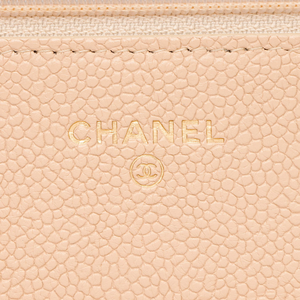 Chanel Caviar Leather Boy Wallet on Chain Bag (SHF-22356)