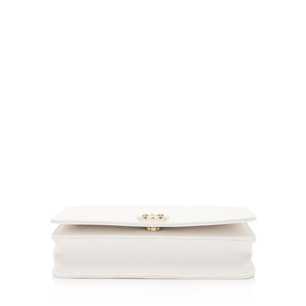 Chanel Caviar Leather Boy Wallet on Chain (SHF-z9WBsL)