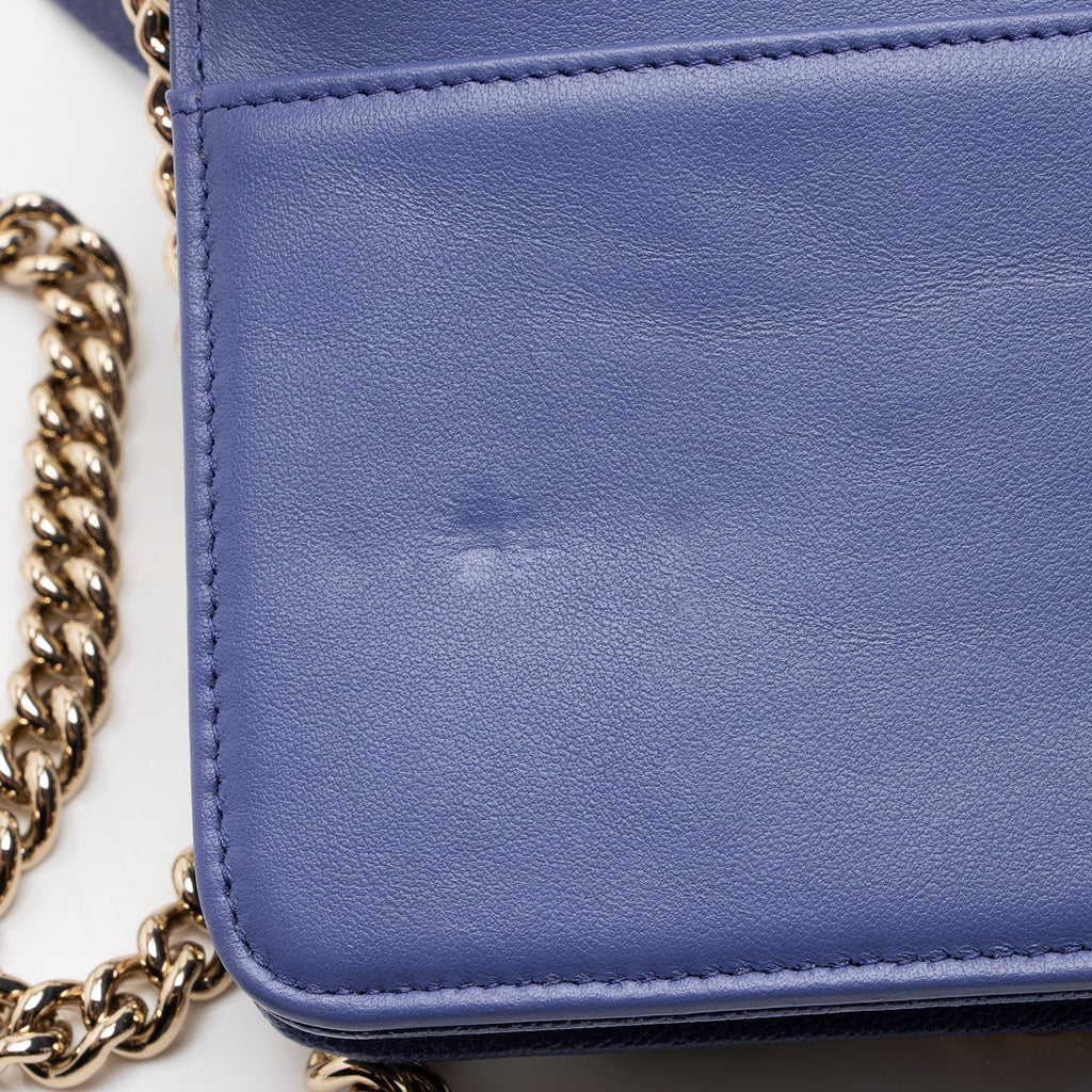 Chanel Caviar Leather Boy Wallet on Chain