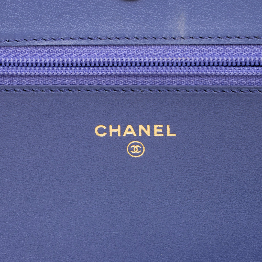 Chanel Caviar Leather Boy Wallet on Chain