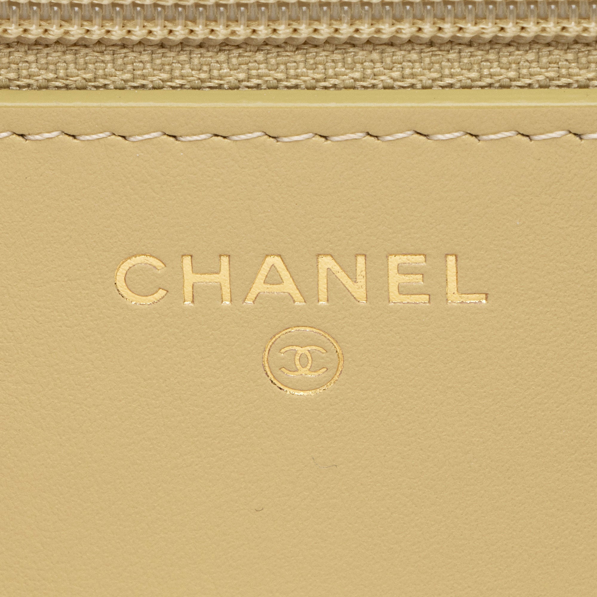 Chanel Caviar Leather Boy Wallet on Chain