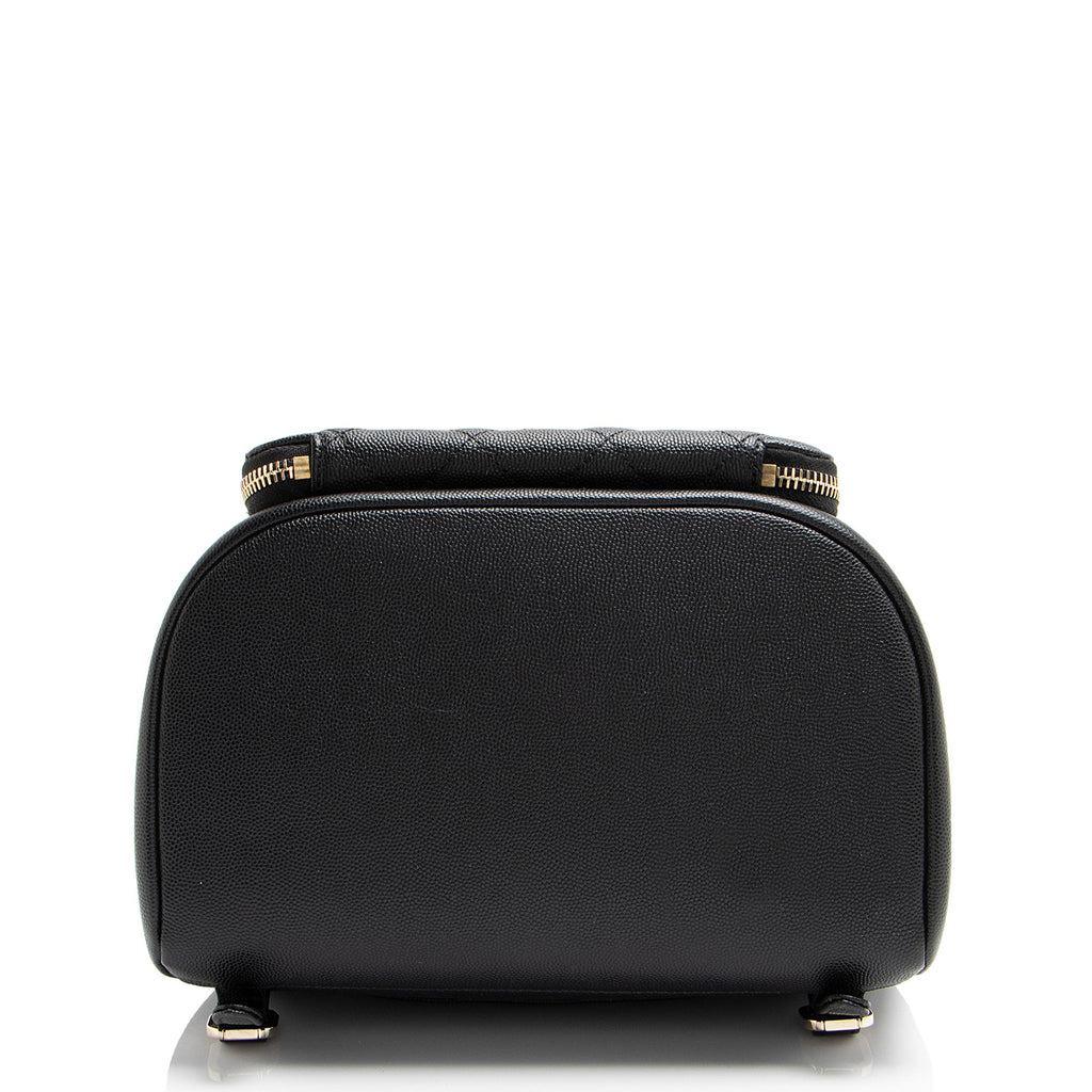 Chanel Caviar Leather Business Affinity Backpack (SHF-oTQxcP)