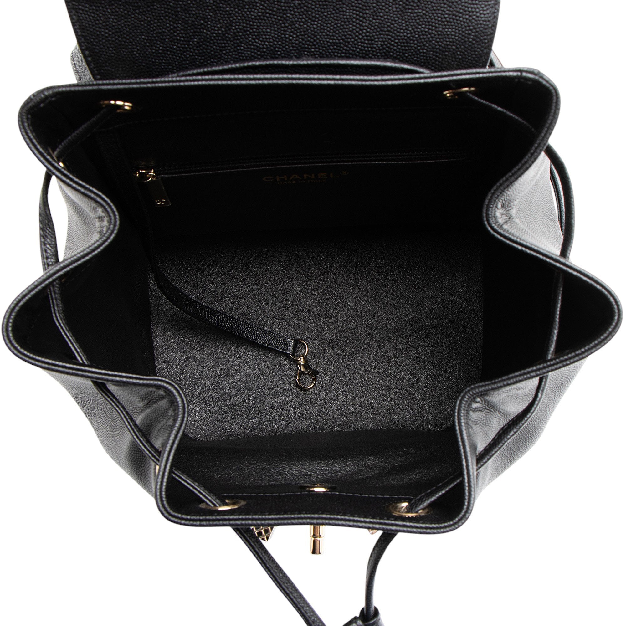 Chanel Caviar Leather Business Affinity Backpack (SHF-oTQxcP)
