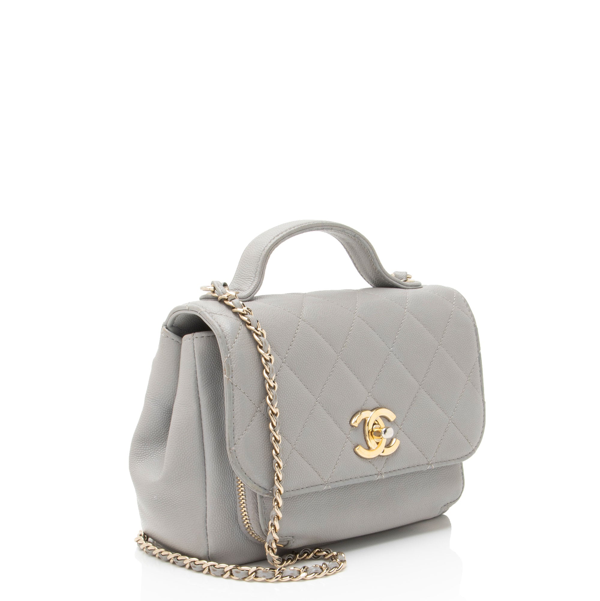 Chanel Caviar Leather Business Affinity Small Flap Bag