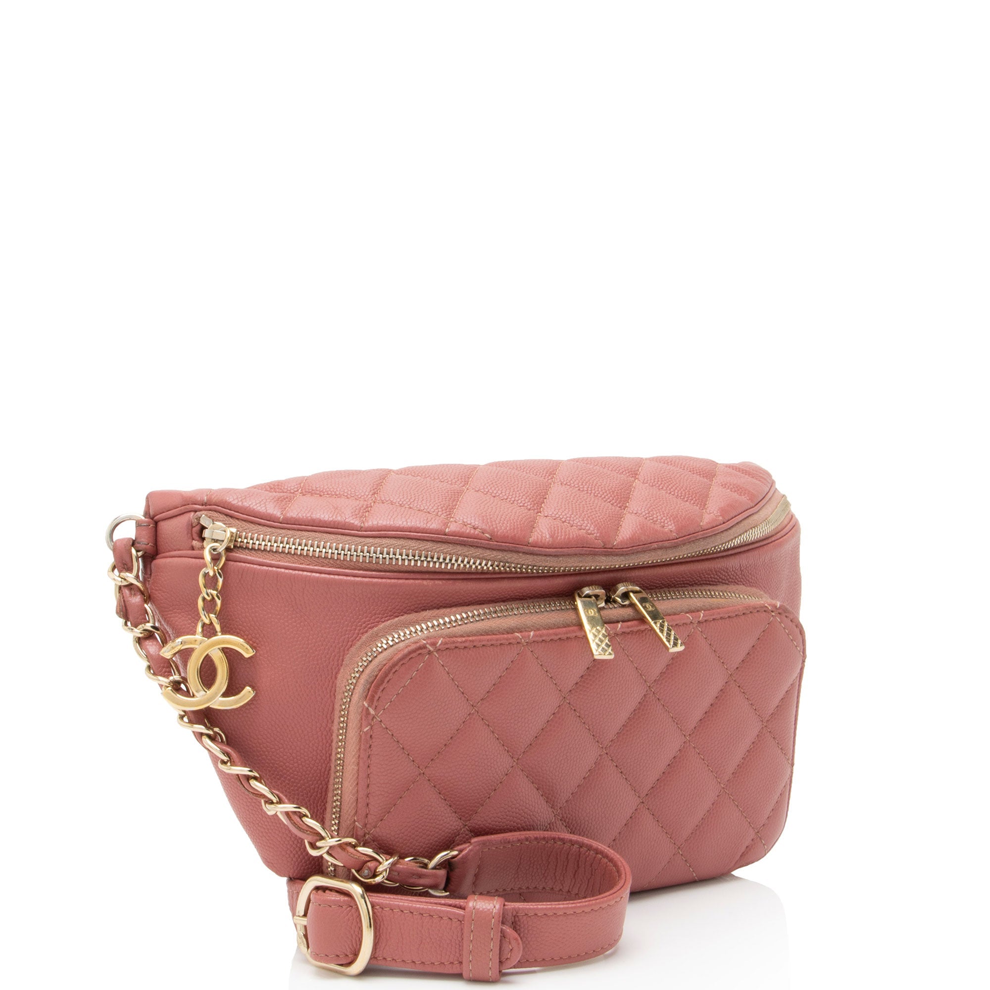 Chanel Caviar Leather Business Affinity Waist Bag