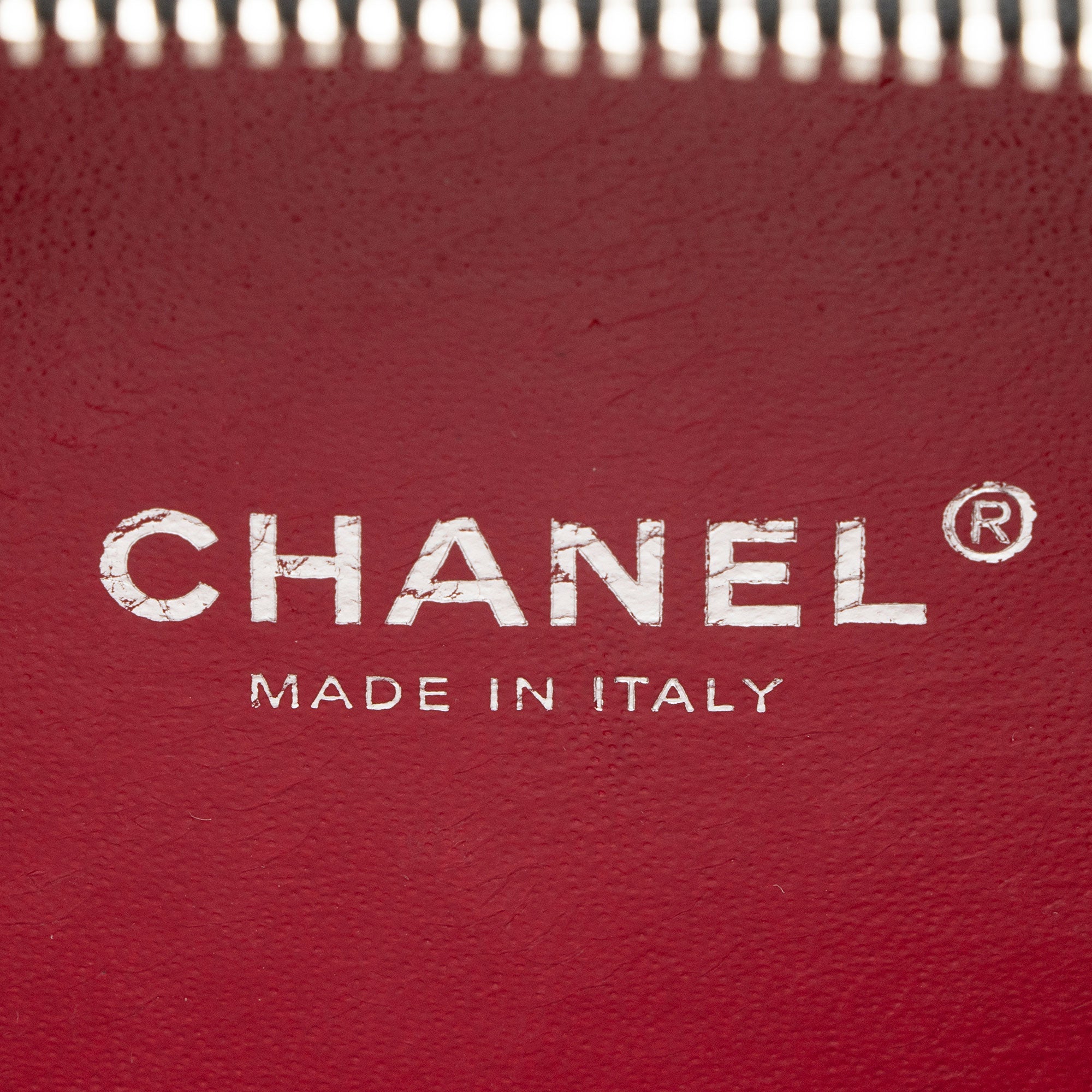 Chanel Caviar Leather CC Filigree Small Vanity Case