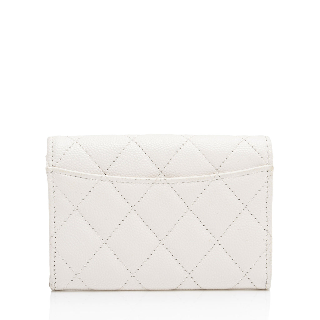 Chanel Caviar Leather Classic Card Holder (SHF-RUM2mf)