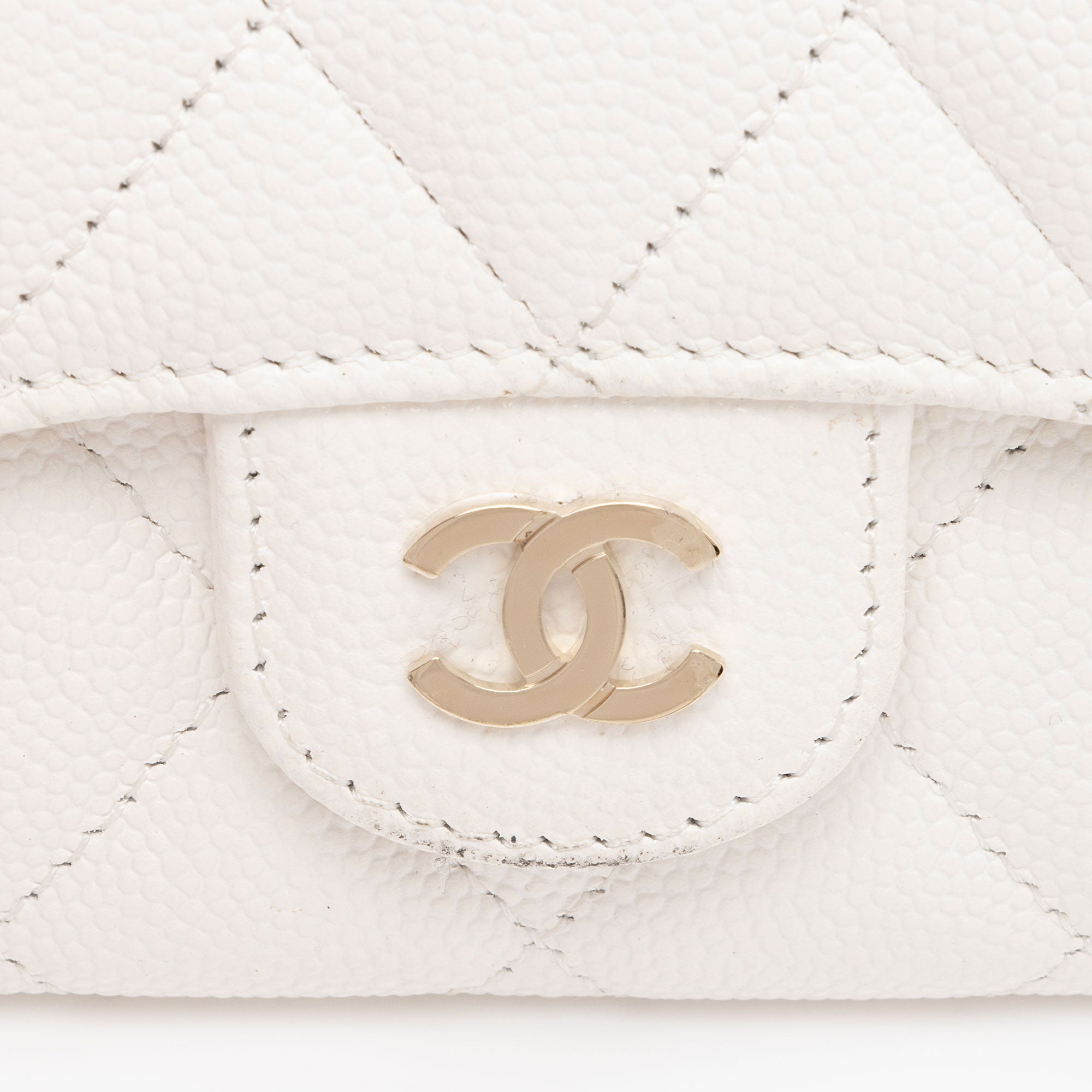 Chanel Caviar Leather Classic Card Holder (SHF-RUM2mf)