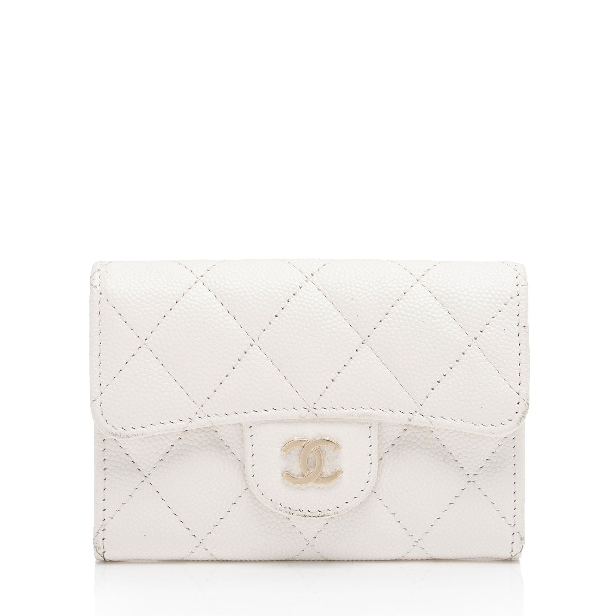 Chanel Caviar Leather Classic Card Holder (SHF-RUM2mf)