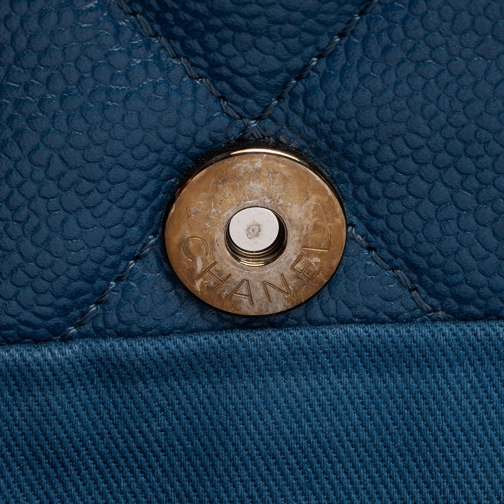 Chanel Caviar Leather CC Timeless Medium Shoulder Bag