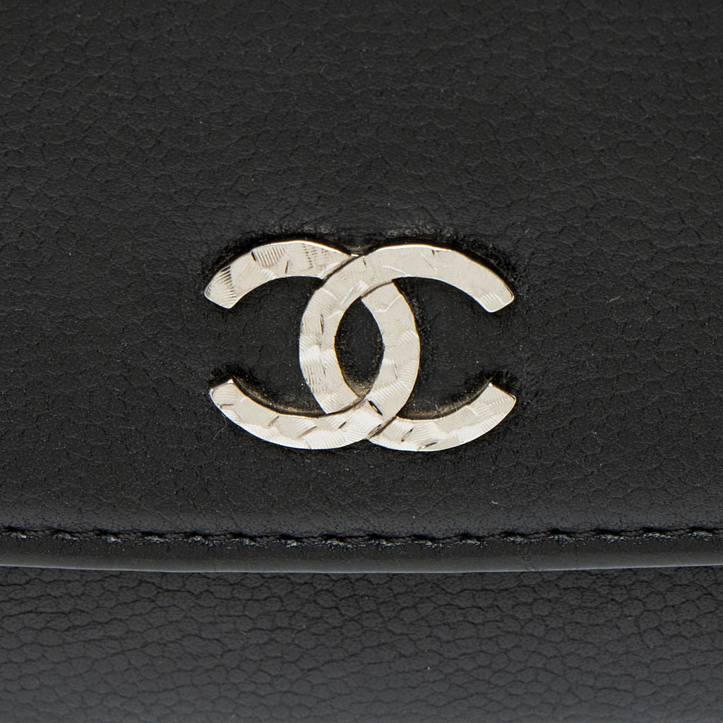 Chanel Caviar Leather CC Wallet on Chain