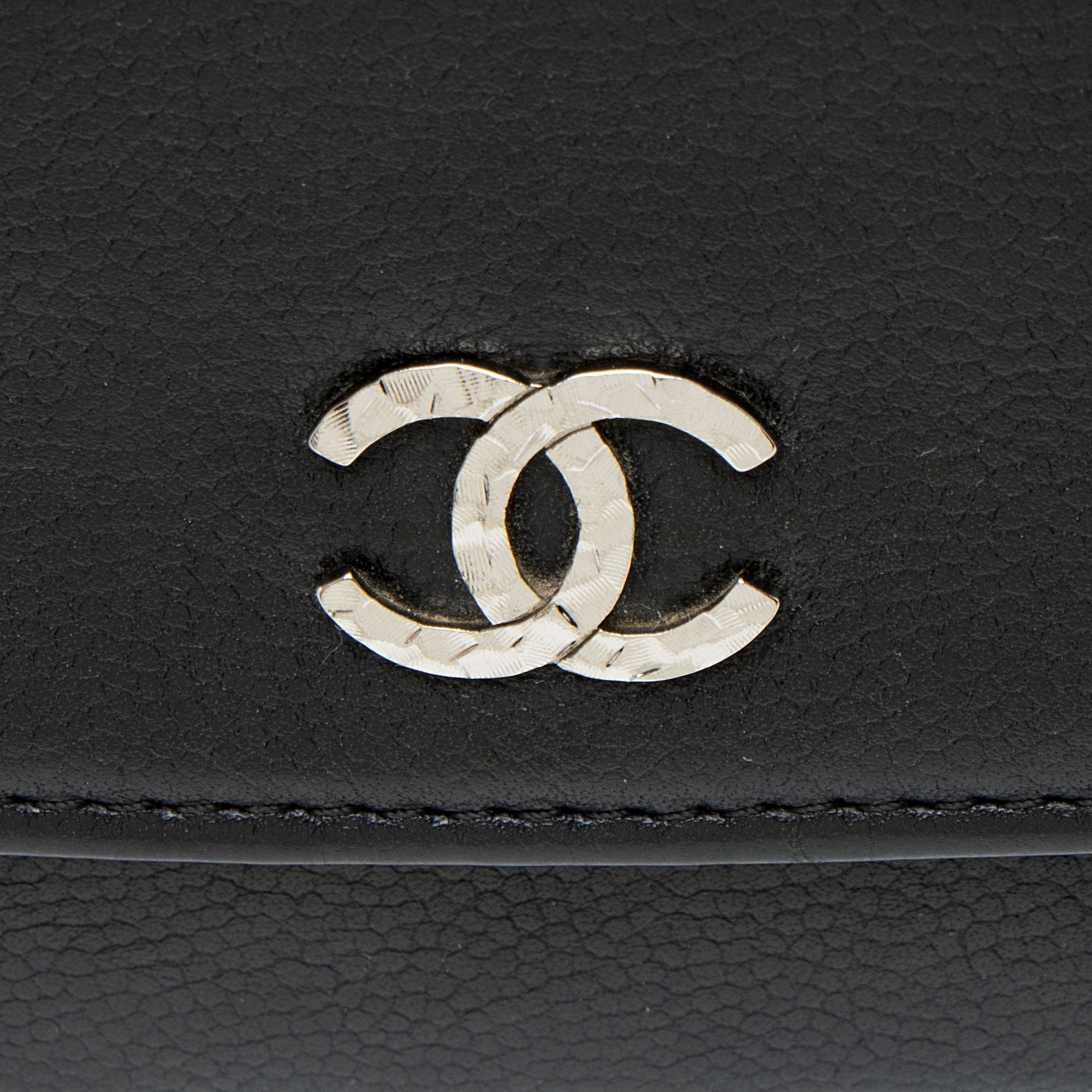 Chanel Caviar Leather CC Wallet on Chain