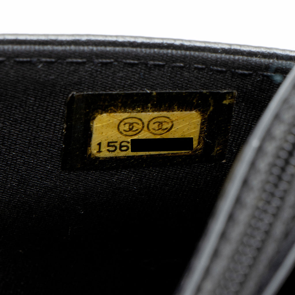Chanel Caviar Leather CC Wallet on Chain