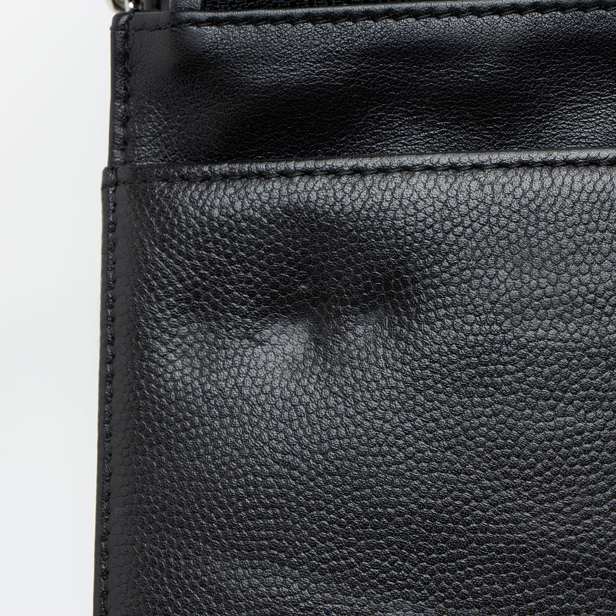 Chanel Caviar Leather CC Wallet on Chain