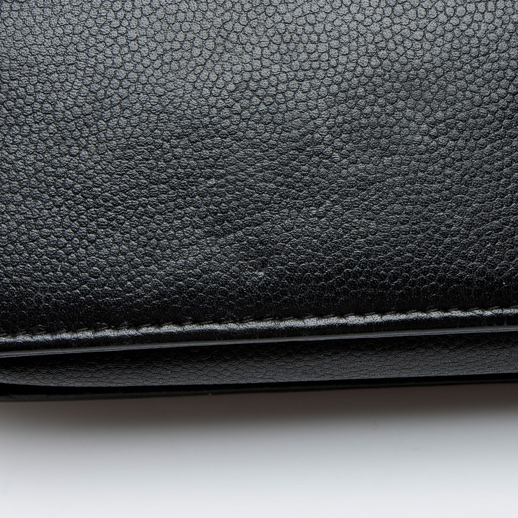 Chanel Caviar Leather CC Wallet on Chain