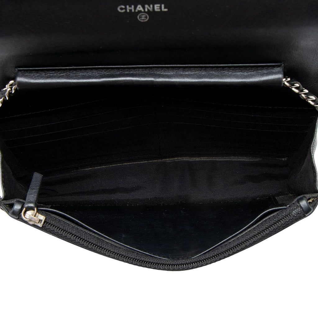 Chanel Caviar Leather CC Wallet on Chain