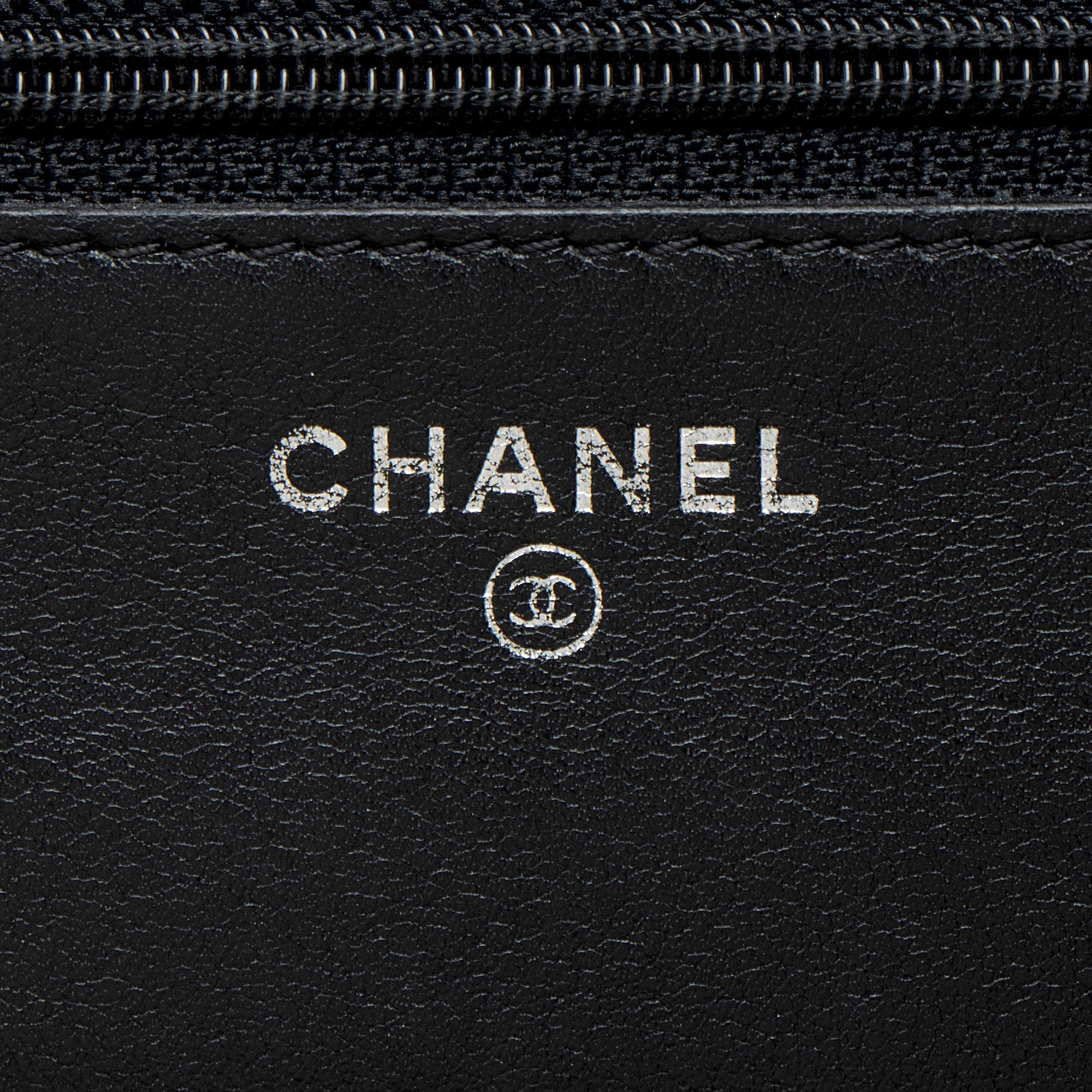 Chanel Caviar Leather CC Wallet on Chain