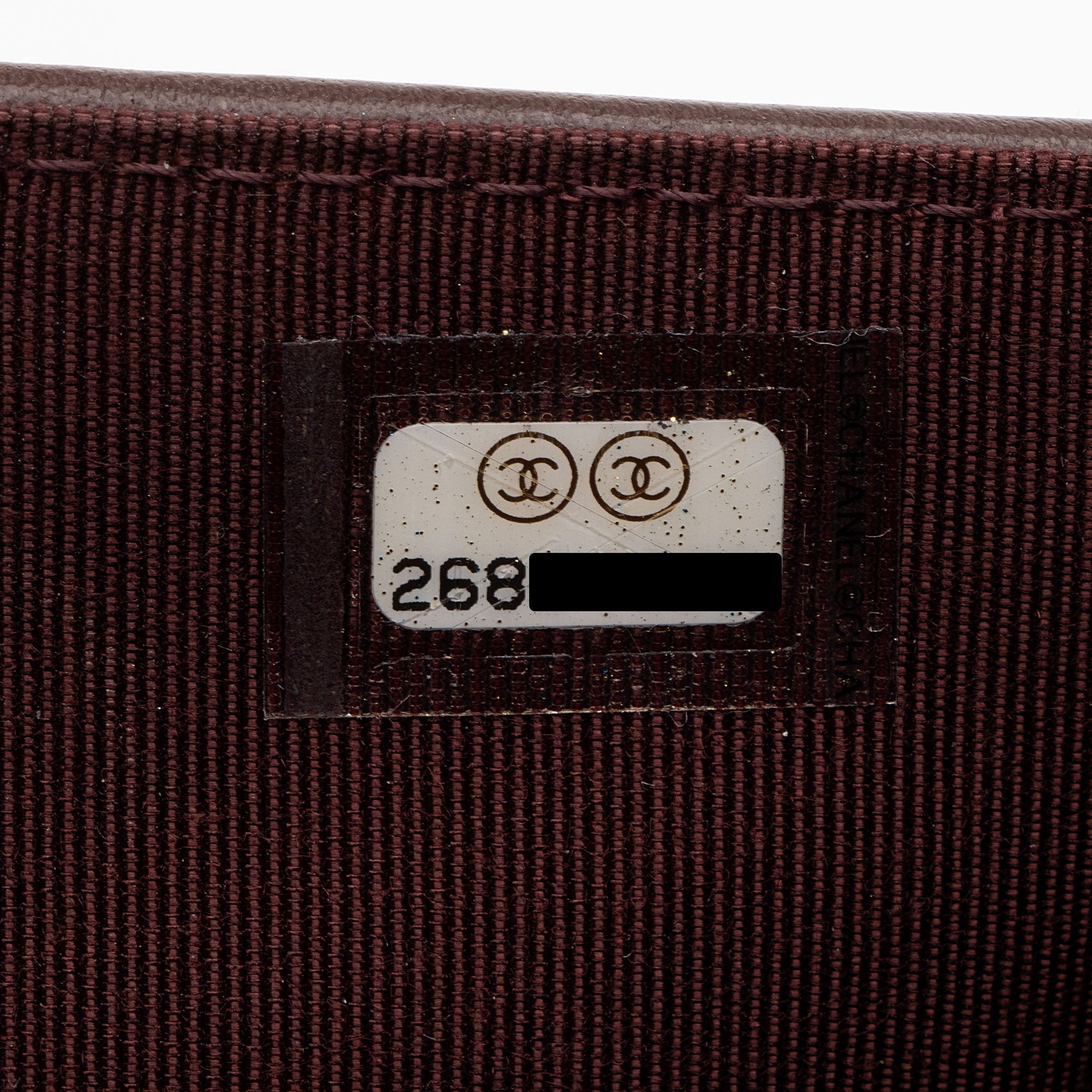 Chanel Caviar Leather CC Yen Wallet