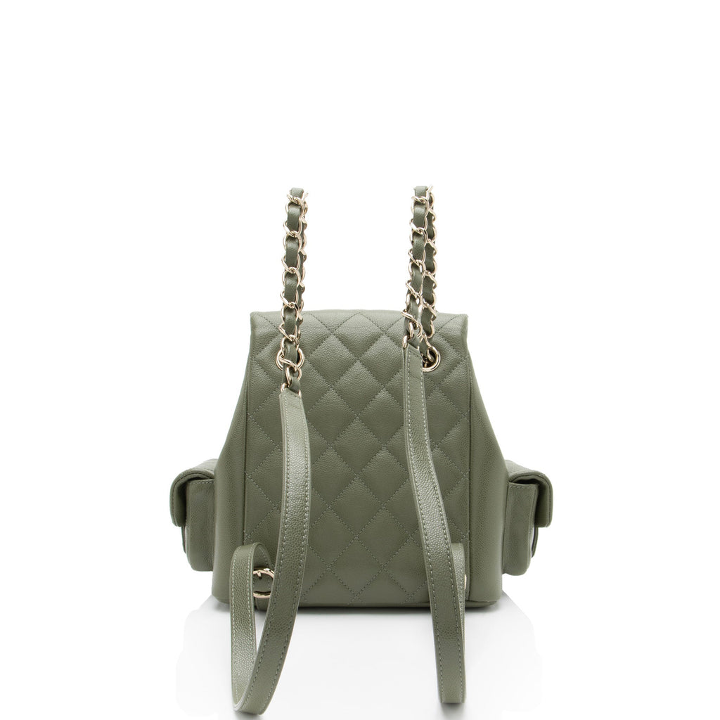 Chanel Caviar Leather Cargo Duma Small Backpack