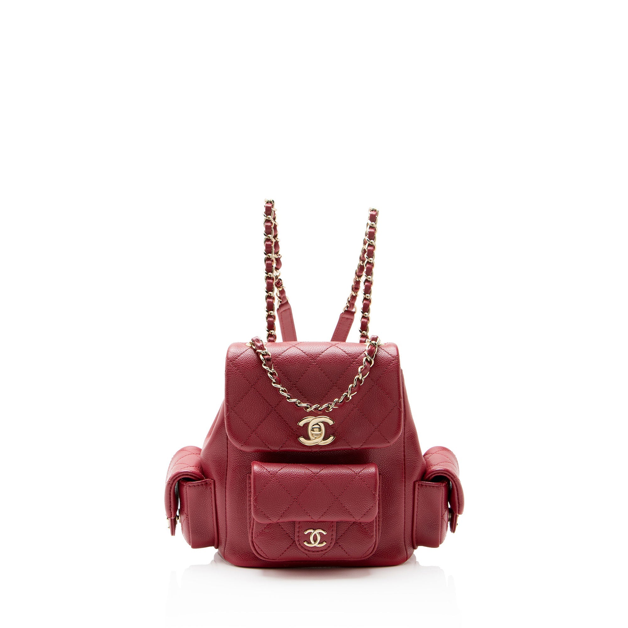 Chanel Caviar Leather Cargo Duma Small Backpack