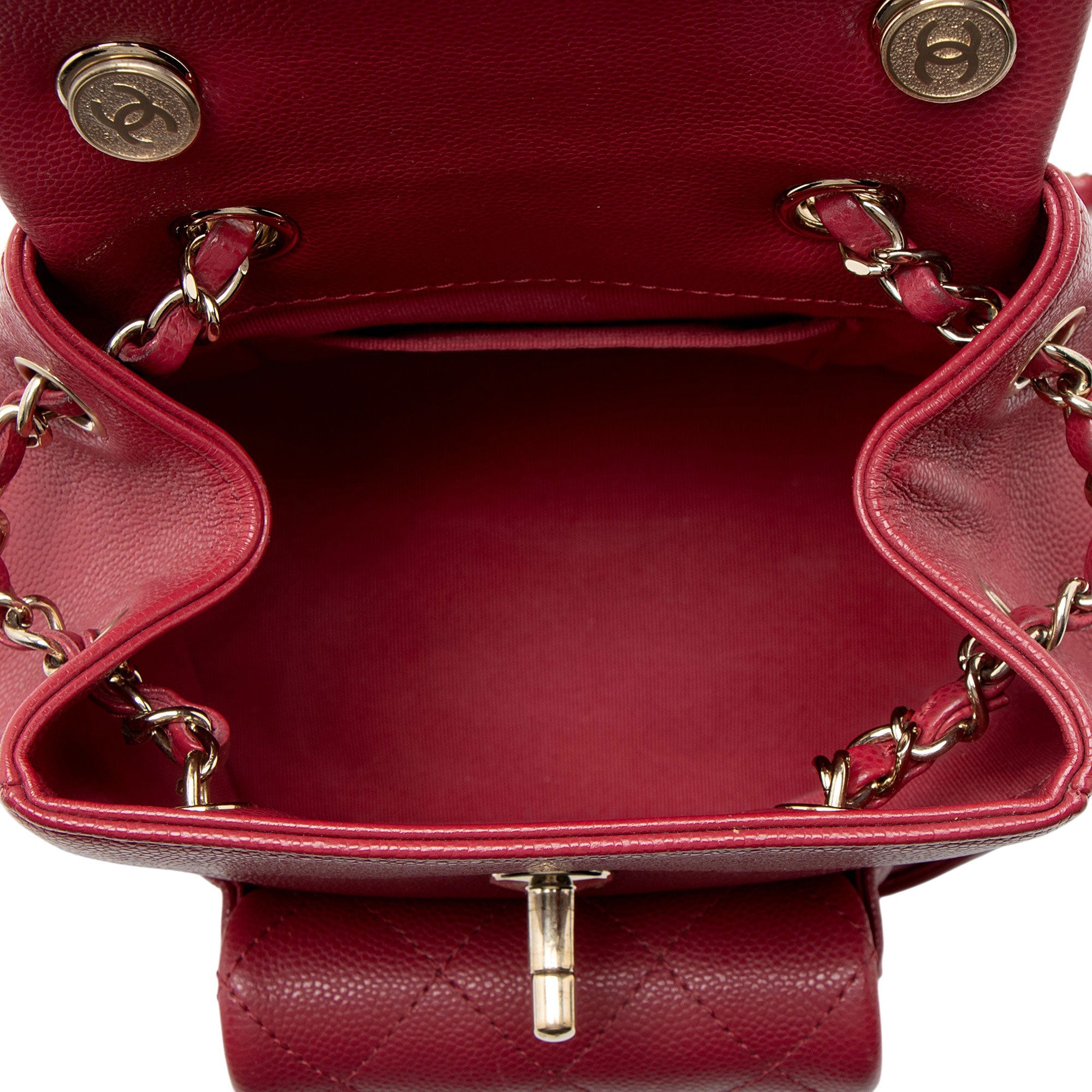 Chanel Caviar Leather Cargo Duma Small Backpack