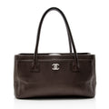 Chanel Metallic Leather Cerf Classic Executive Small Tote (SHF-15194)