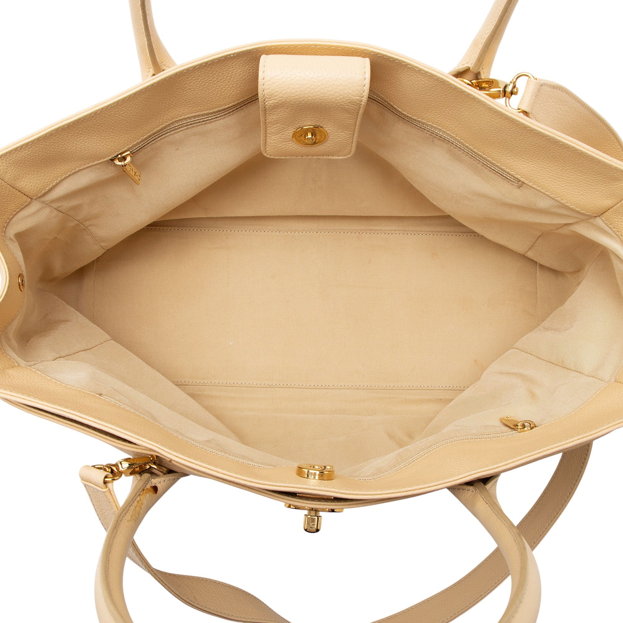 Chanel Caviar Leather Cerf Classic Executive Tote