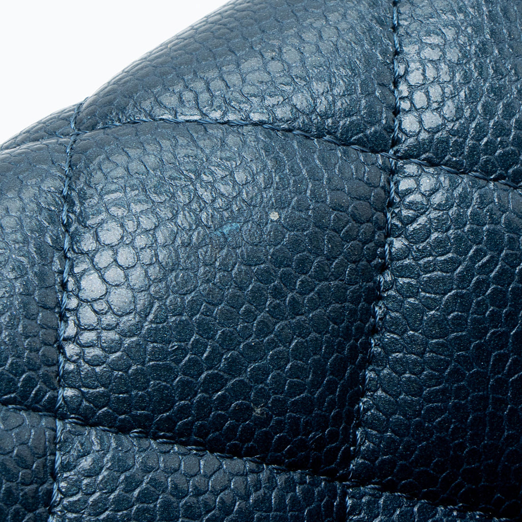 Chanel Caviar Leather Classic Chain Flap Clutch