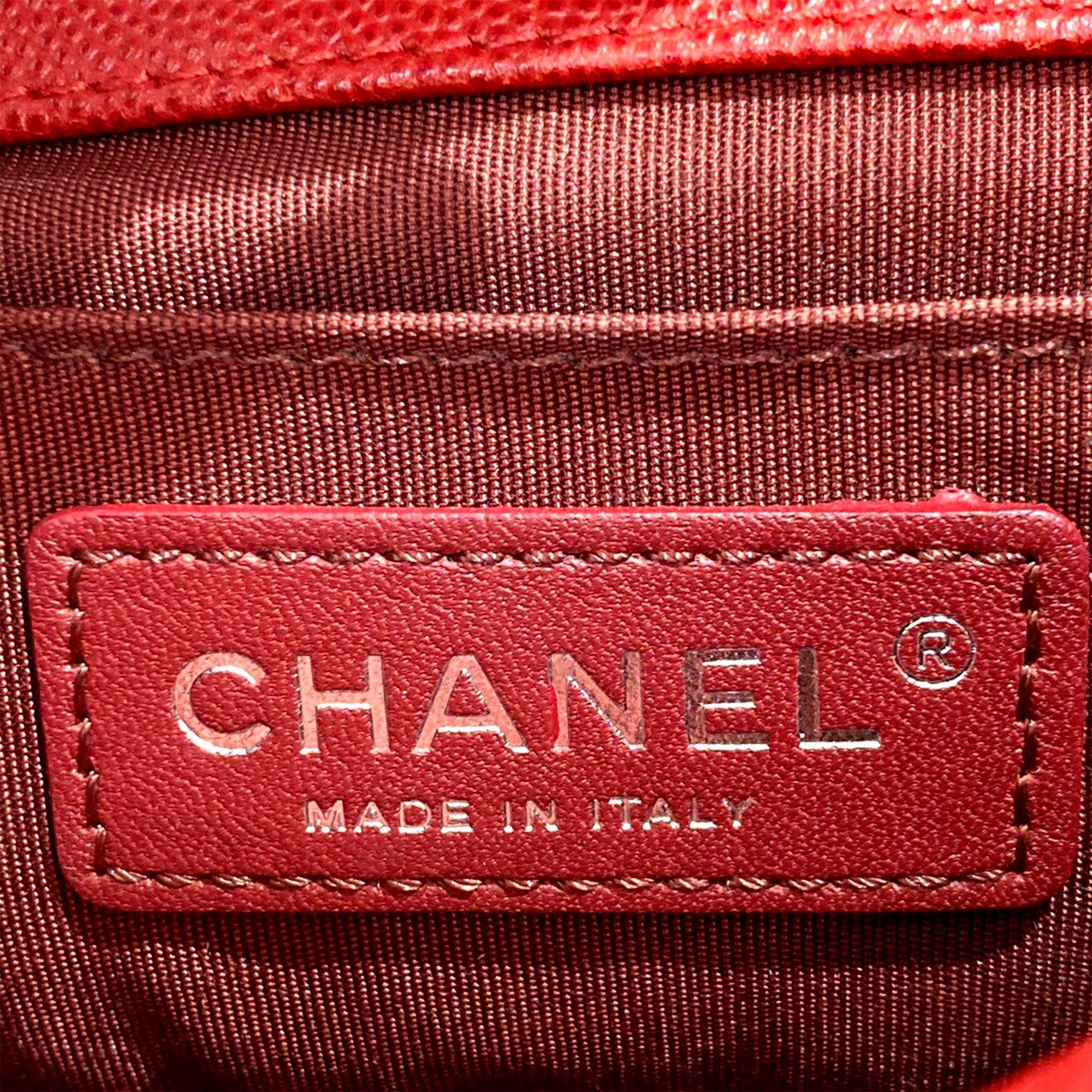 Chanel Caviar Leather Chain Single Flap (SHG-MGj2xV)