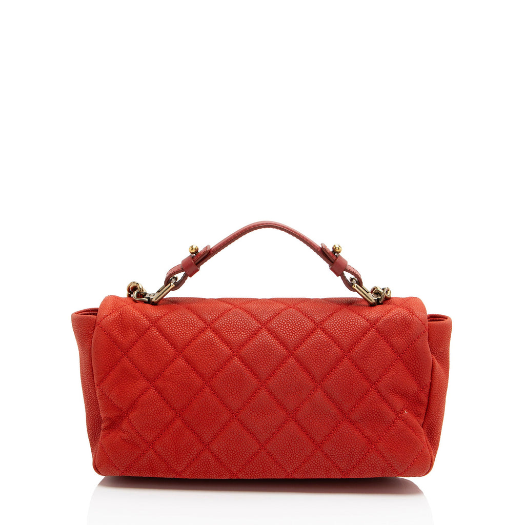 Chanel Caviar Leather Chic Quilt Flap Bag