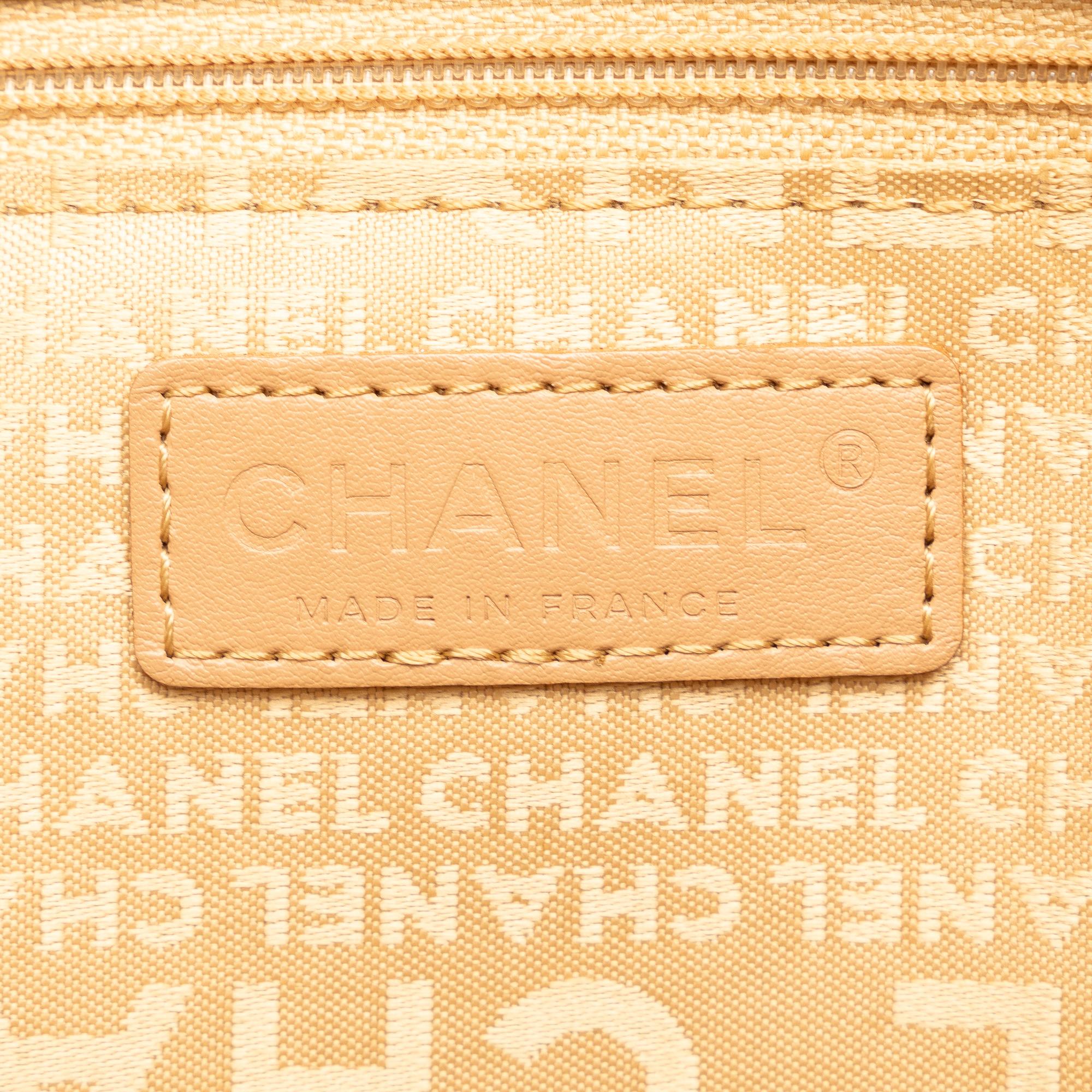 Chanel Caviar Leather Chocolate Bar Tote (SHG-FmIiEJ)
