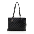 Chanel Caviar Leather City Shopping Tote (SHF-19914)