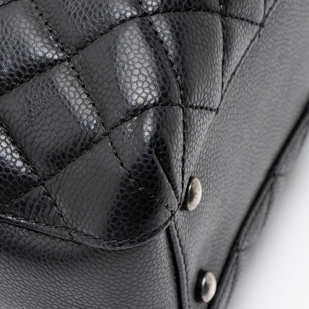 Chanel Caviar Leather City Small Shopping Tote