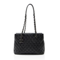 Chanel Caviar Leather City Small Shopping Tote