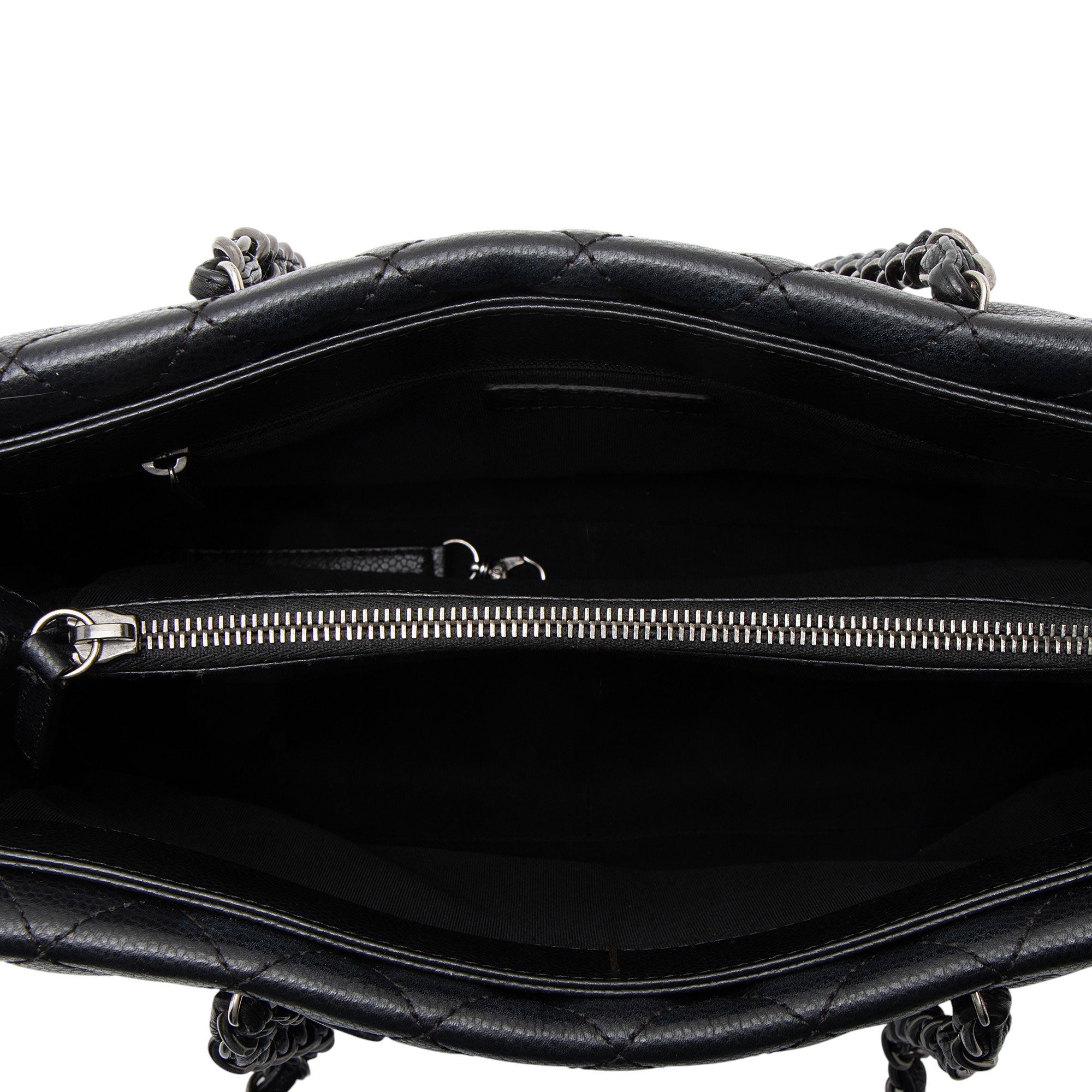 Chanel Caviar Leather City Small Shopping Tote